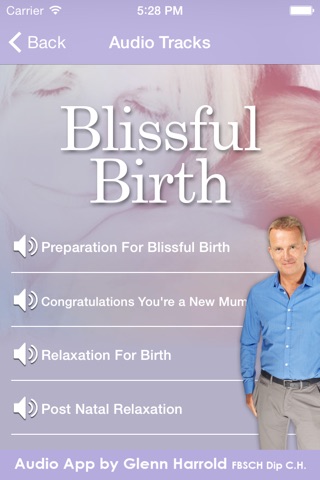 Blissful Birth by Glenn Harrold & Janey Lee Grace: Advice & Self-Hypnosis Relaxation screenshot 2