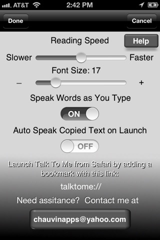 Talk To Me - Text to Speech screenshot 2