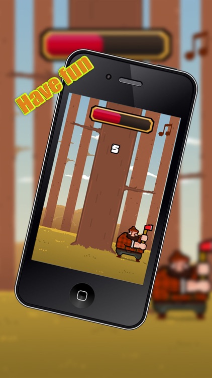 Lumberjack - cut the tree