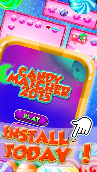 ```A CANDY MATCH-3 2015` - FRUIT MANIA ADVENTURE IN MYSTERY PUZZLE GAME VIB-ER POP 1.0 IOS