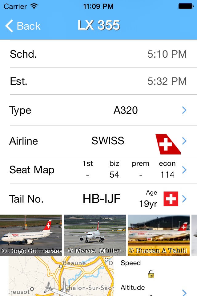 Swiss Airport - iPlane Flight Information screenshot 2