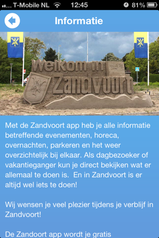 Zandvoort app screenshot 2