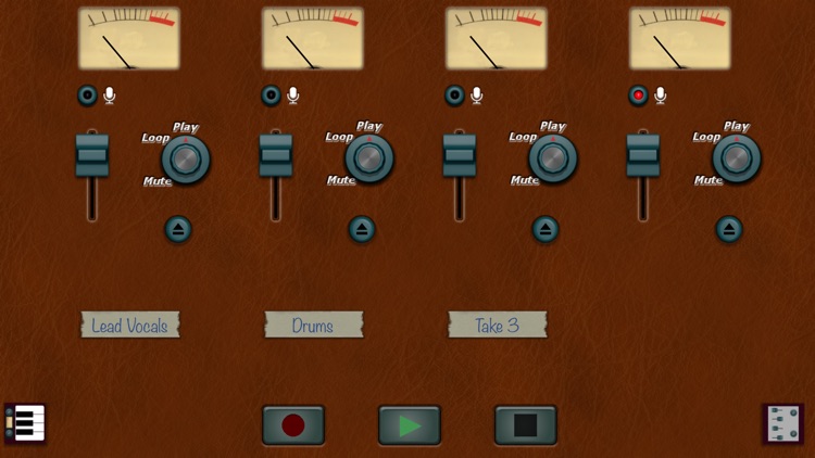 4 Tracks Audio Recorder