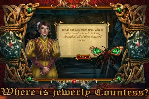 Hidden Object: Treasures Of The Countess Find Jewels Premium screenshot 4