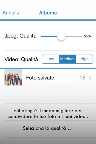 eSharing - Allega video e foto illimitati screenshot 2