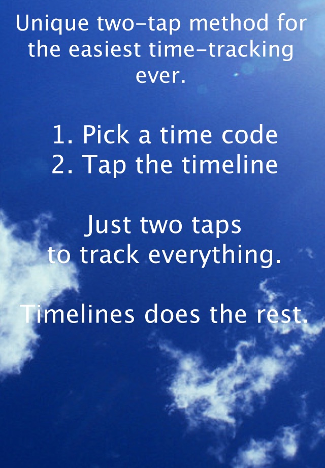 Timelines Free - Easy and Powerful Time Tracker screenshot 2