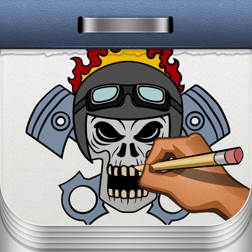 How to Draw Skulls iOS App
