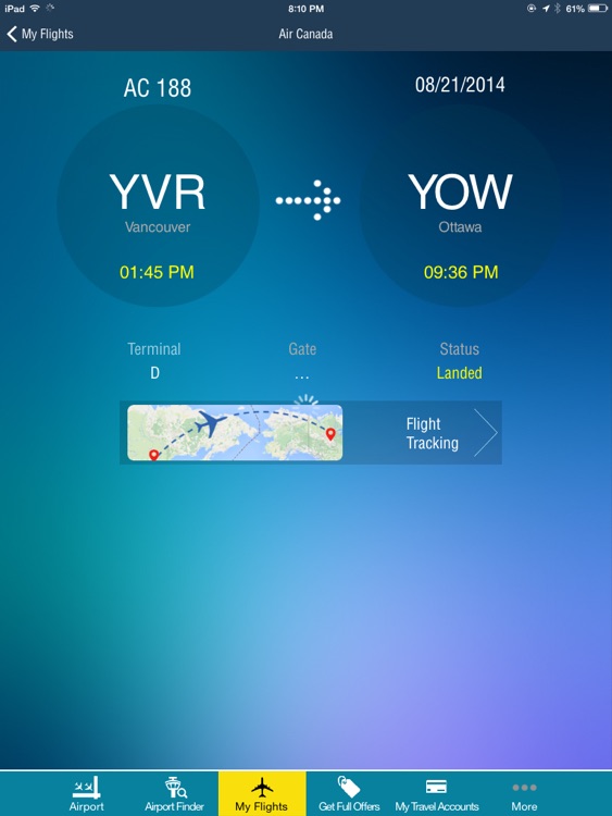 Winnipeg Airport HD + Flight Tracker Premium air YWG Canada