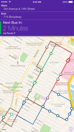 NYU Bus Tracker