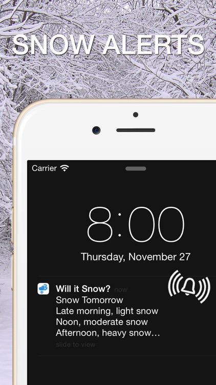 Will it Snow? [Pro] - Snow condition and weather forecast alerts and notification screenshot-0
