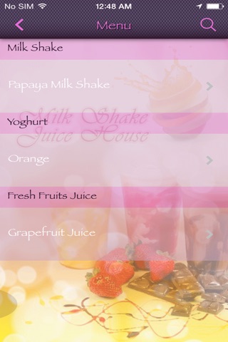Milk Shake Juice House screenshot 3