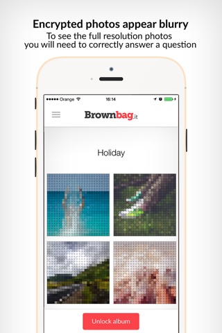 Brownbag - Safe photo sharing, without leaving a digital footprint screenshot 3