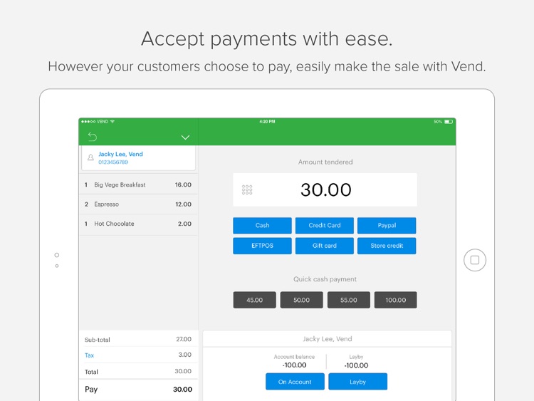 Vend POS – Point of Sale