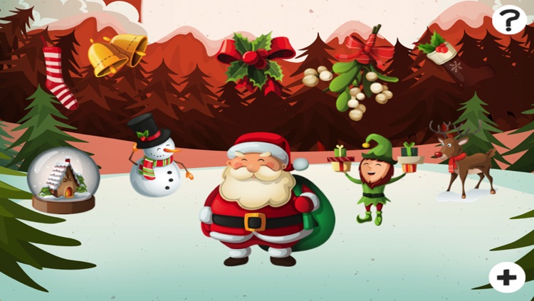 A Christmas Counting Game for Children: Learn to Count the Numbers with Santa Claus