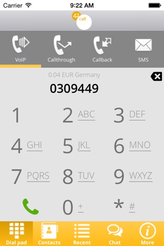 42call screenshot 2