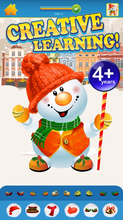 Snowman Mania Design Quest Free App