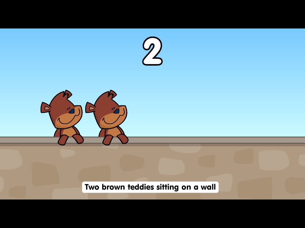 Five Brown Teddies screenshot 2