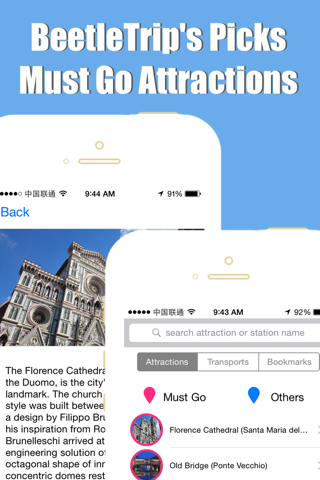 Florence travel guide and offline city map, Beetletrip Augmented Reality Florence Metro Train and Walks screenshot 3