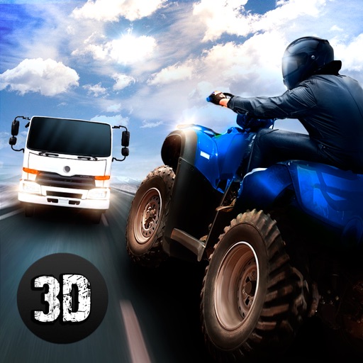City Traffic Rider 3D: ATV Racing Full icon