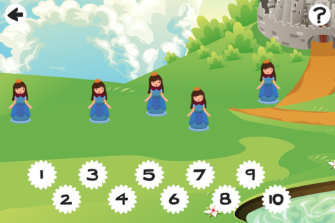 A Princess Tale Counting Game for Children: learn to count 1 - 10 screenshot 4