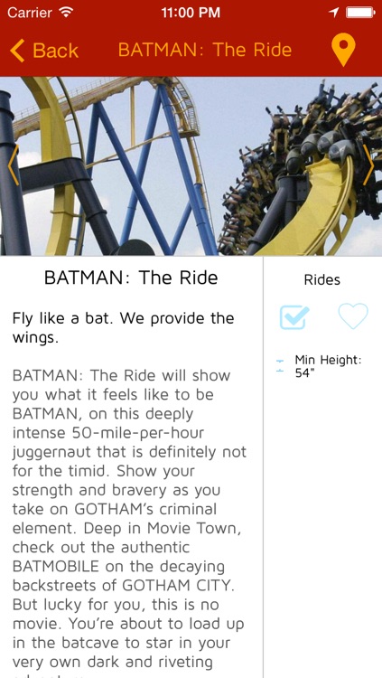 Offline Amusement park guide for Six Flags Great Adventure