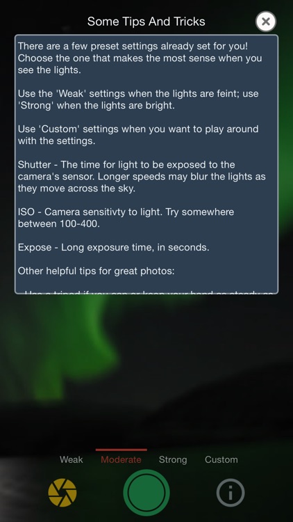 Northern Lights Photo Taker