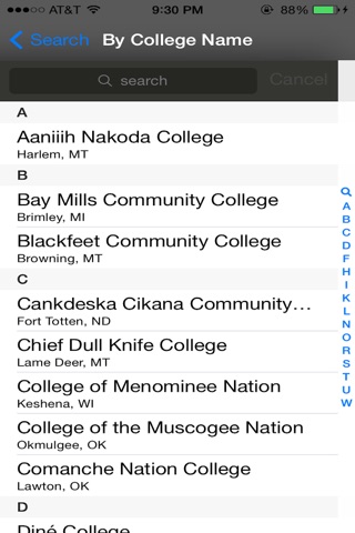 Tribal Colleges and Native Indian Universities screenshot 3