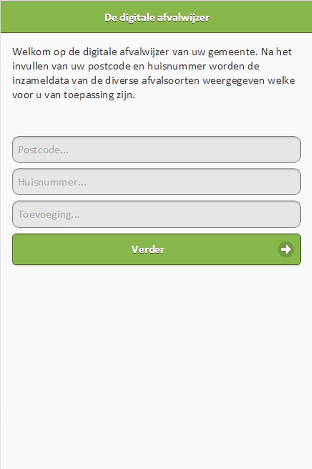 Digitale Afvalwijzer screenshot 3