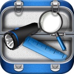 Toolkit Pro Battery, Ruler, Flashlight, Mirror  Magnifier all in 1