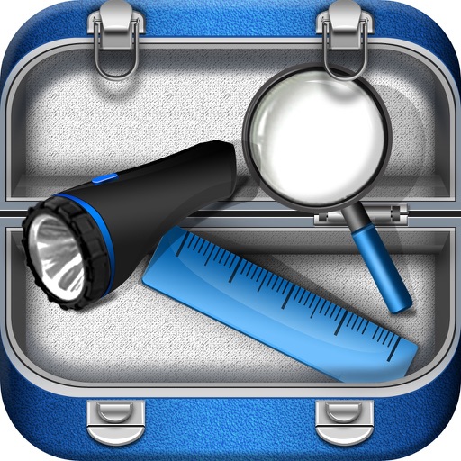 Toolkit Pro (Battery, Ruler, Flashlight, Mirror & Magnifier all in 1) Icon