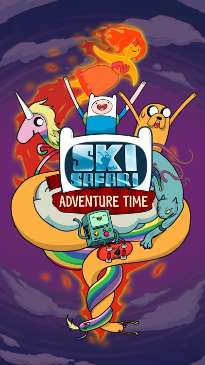 Ski Safari: Adventure Time - Stunt Skiing Endless Runner with Finn and BMO screenshot-0