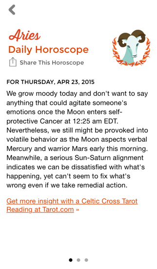 How to cancel & delete Horoscopes by Tarot.com from iphone & ipad 1