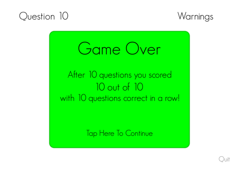 UK Road Signs Quiz screenshot 4