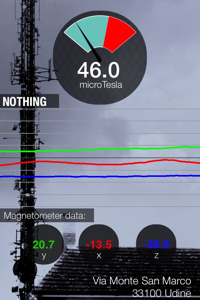 dTector PRO - Metal Detector and EMF level meter screenshot 2