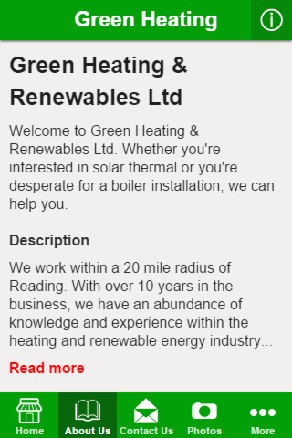 Green Heating & Renewables Ltd screenshot 2