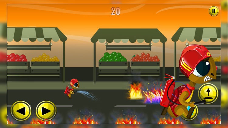 Emergency Inferno Turtle : The Firefighter Saving the Market Place - Free screenshot-4