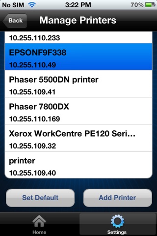 PrintRover® Mobile Printing Client screenshot 2