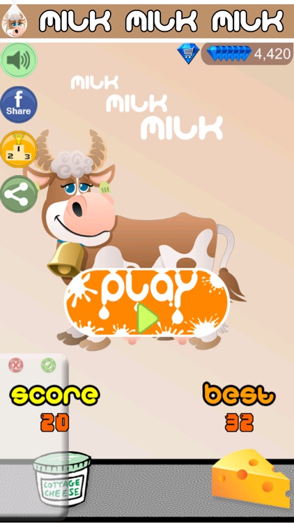 Veganizer Game - Milk & Cow