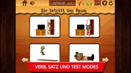 Game screenshot Verben für Kinder- Teil 1-Animierte Deutsch Sprach-Lern-Lektionen & Spiele: KIds learn German verbs easily Free apk