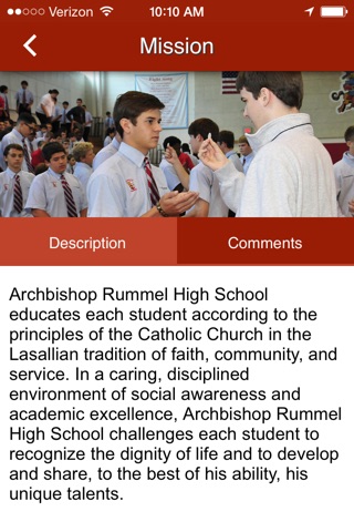 ARHS - Archbishop Rummel High School - Metairie, Louisiana screenshot 2