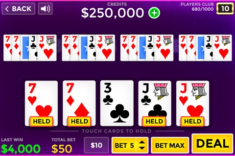Lucky Video Poker - Free Video Poker Training and Simulation screenshot 3