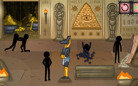 Stickman Curse of the Pharaohs screenshot 2
