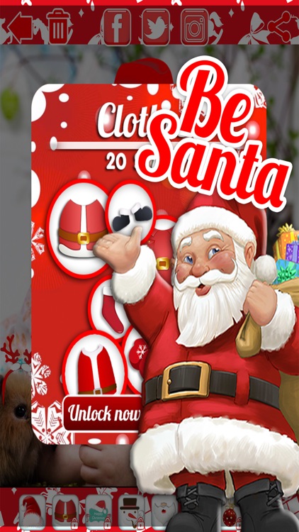 Christmas Santa Photo Sticker - Top Free Best Xmas Camera Holiday FX Effects App