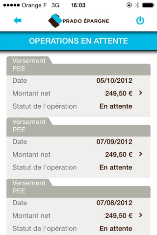 Mon épargne salariale, PRADO EPARGNE screenshot 4