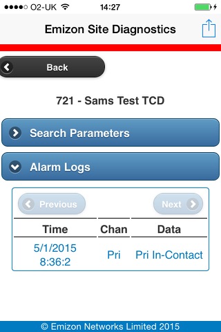 Emizon Site Diagnostics screenshot 3