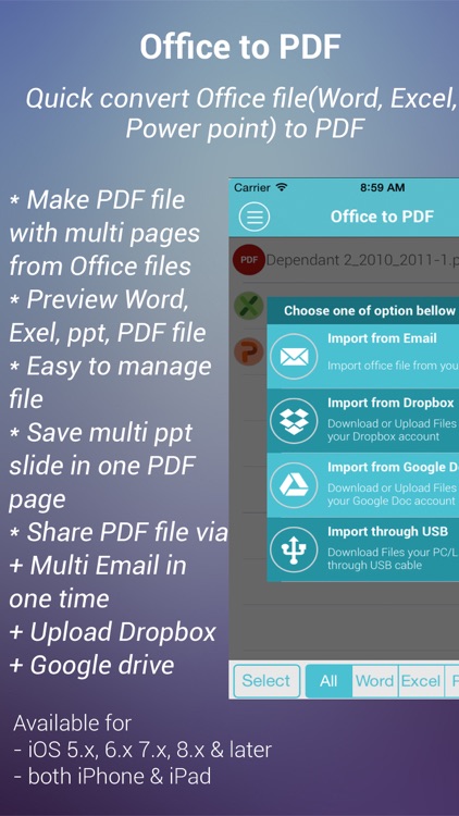 Office to PDF Pro - Quick convert Word, Excel, PPT to PDF file