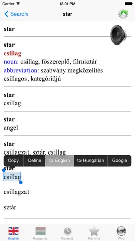 Game screenshot English Hungarian best dictionary translator -Angol Magyar legjobb szótár fordító hack