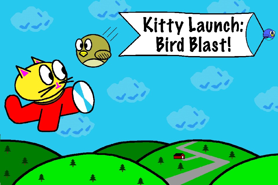 Kitty Launch – Smash Cannisters To Clear The Birdies From Your Path screenshot 3