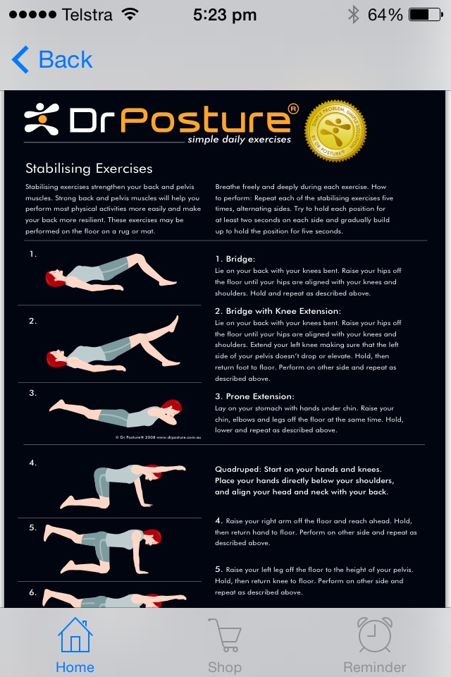 DrPosture® - Your health is in your posture! screenshot 4