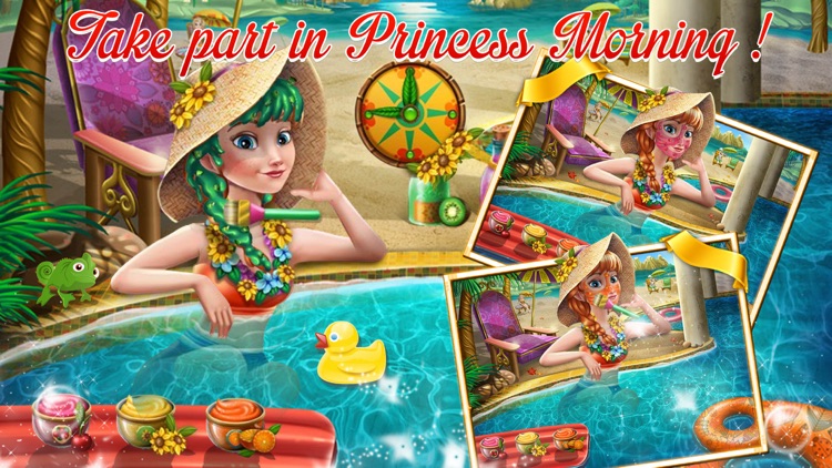 Prince and Princess pool celebration